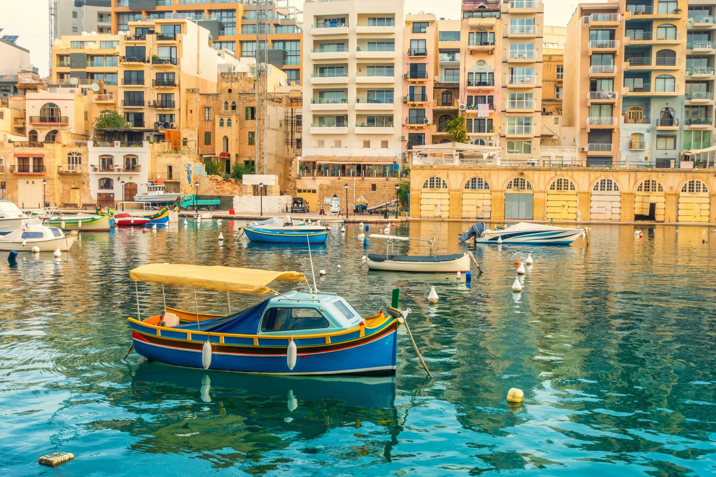 Séjour linguistique Malte ville Sliema