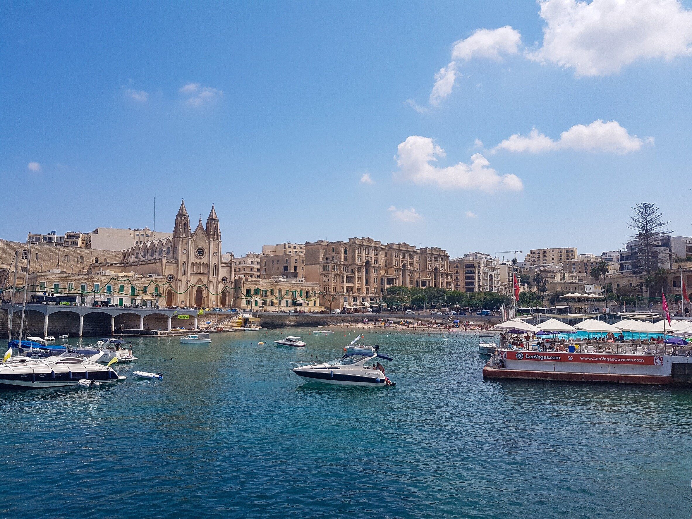 Séjour linguistique Malte ville Sliema